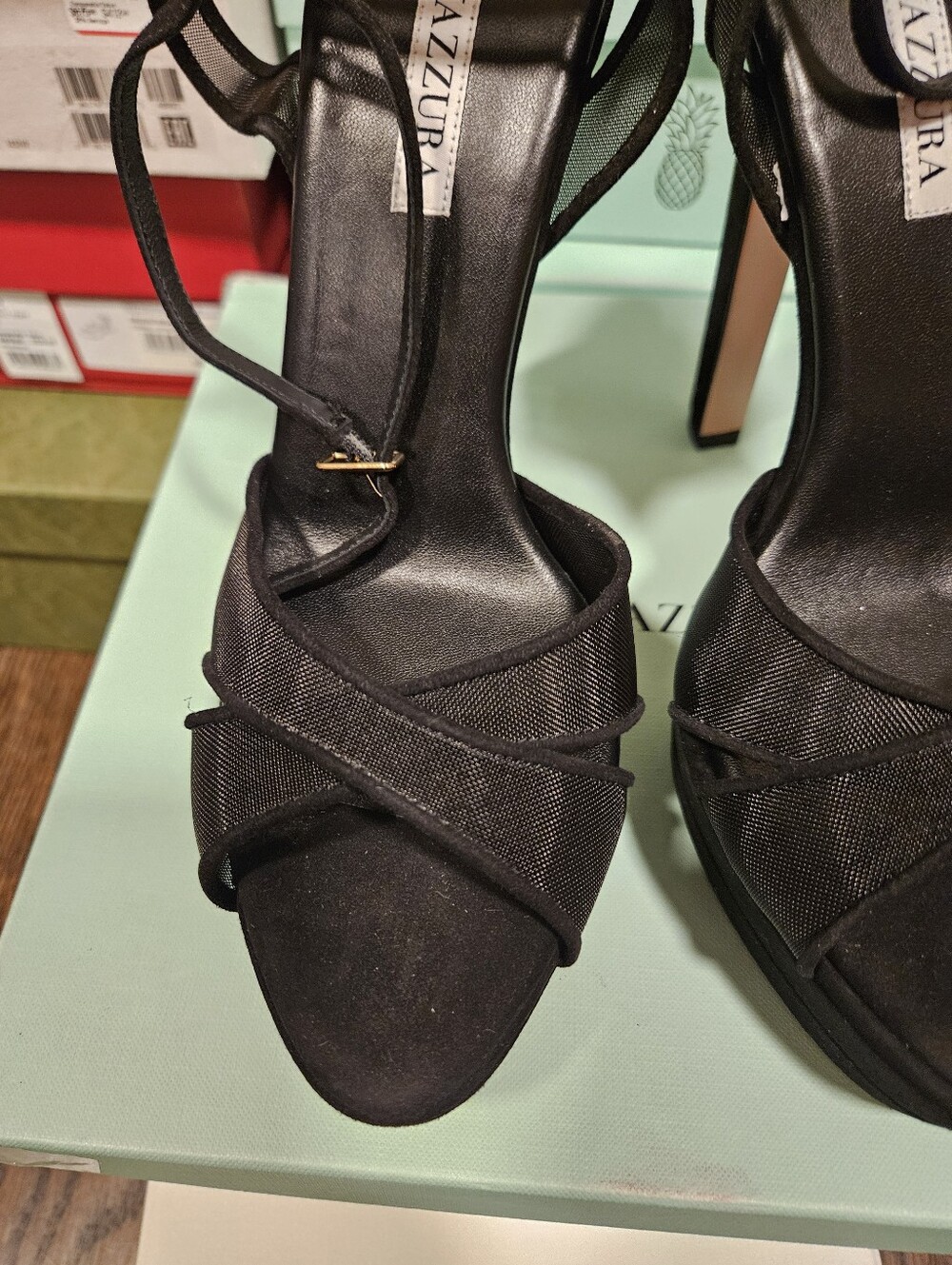 $1,220 New Aquazzura Shear 130 Platform Sandals Size 41 - Picture 5 of 8